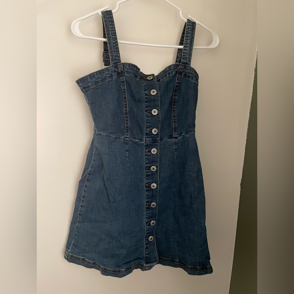 Denim dress size M